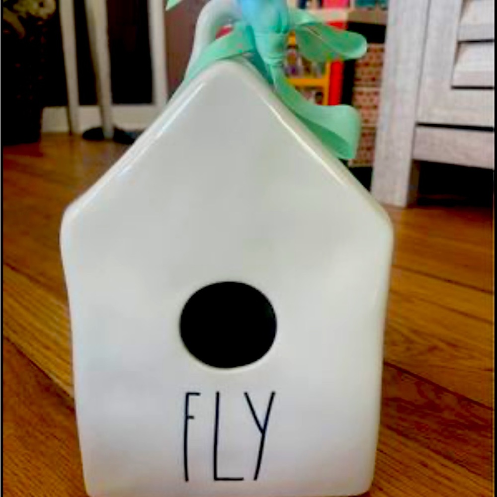 Rae dunn nest bird house